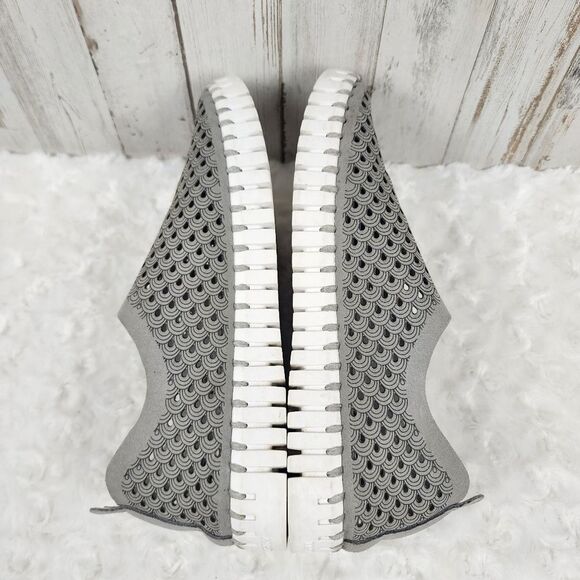 Ilse Jacobsen Tulip Perforated Gray Sneakers Size Euro 38 US 7.5-8 - Picture 6 of 10